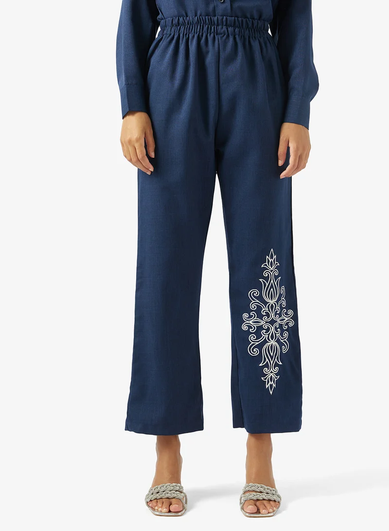 hayas closet  Embroidered Shirt & Pant Set Co-ord for Women | Best Price UAE